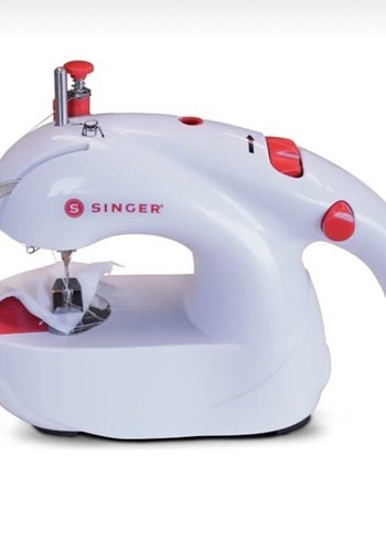 Mini Beyaz Singer Dikiş Makinesi