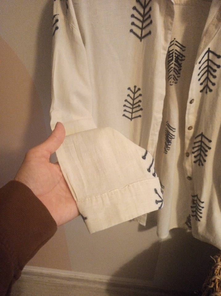 keten Kadın Gömlek - Görsel 3