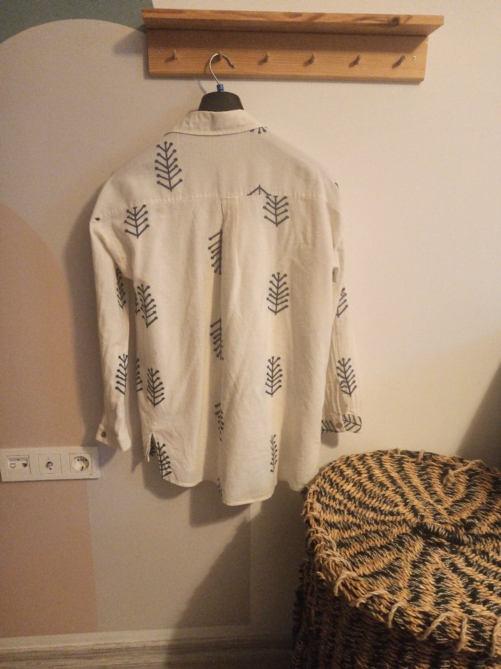 keten Kadın Gömlek - Görsel 4