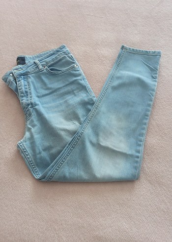 Mavi kadın Denim Jean - Görsel 3