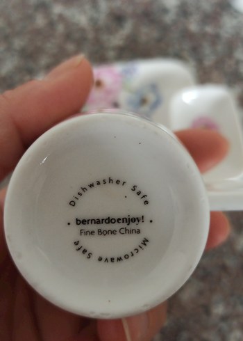 Pastel Çiçek Desenli Porselen Fincan Takımı - Görsel 4