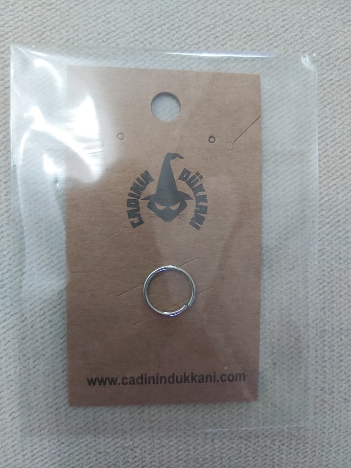 Çelik Kilitli Halka Piercing - Görsel 2
