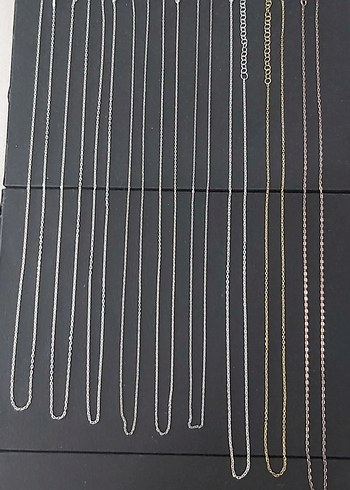 925 Ayar Gümüş Zincirler (Adet Fiyatıdır) - Görsel 6