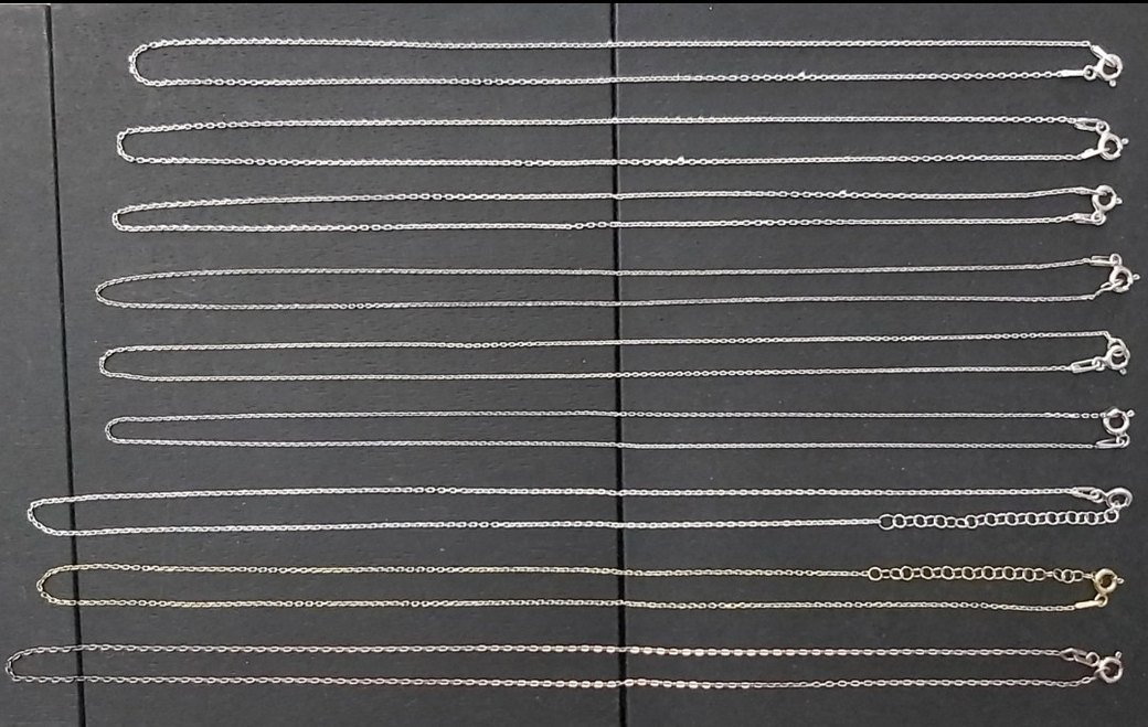 925 Ayar Gümüş Zincirler (Adet Fiyatıdır) - Görsel 4