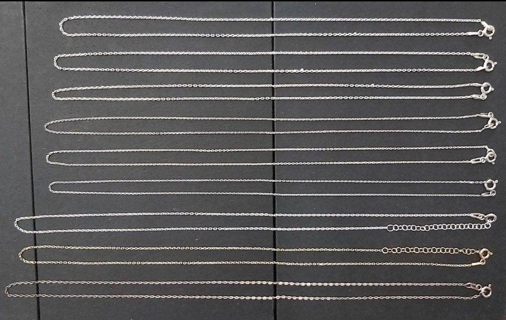 925 Ayar Gümüş Zincirler (Adet Fiyatıdır) - Görsel 5