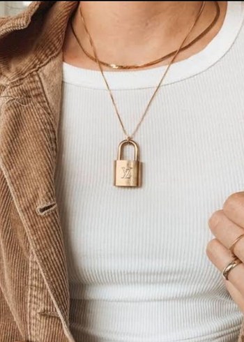 Beden Louis Vuitton Asma Kilit Kolye/Anahtar