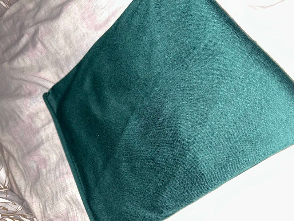 Kadın Yeşil penye şal - Görsel 2