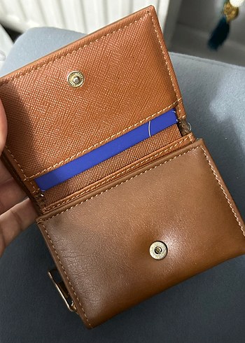 Deri Fermuarlı Kadın Cüzdanı - Görsel 3