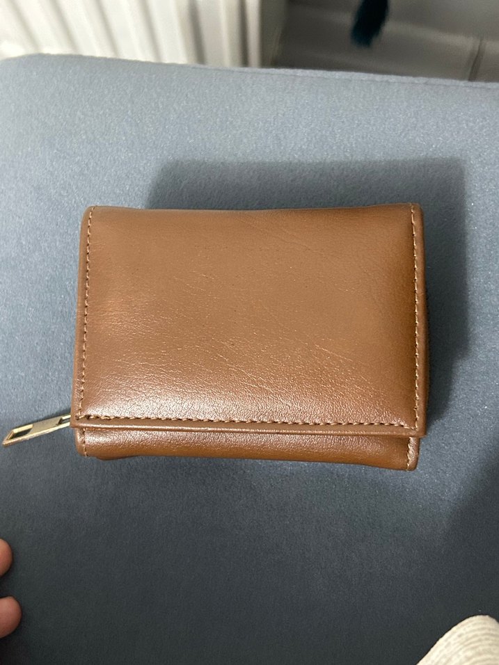 Deri Fermuarlı Kadın Cüzdanı - Görsel 2