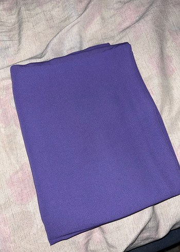 Parlak Mor Kadın medine kumaş şal - Görsel 2