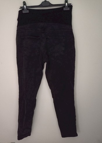 LC Waikiki Siyah Kemerli Hamile Kot Pantolon