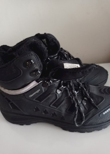 Slazenger Siyah Erkek Street Wear Botlar Velcro