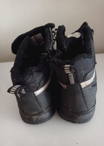 43 Beden siyah Renk Siyah Erkek Street Wear Botlar Velcro