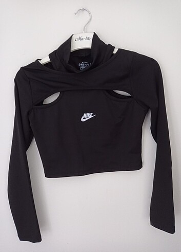 Nike Siyah Sporcu Crop Bady 