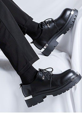 BALENCİAGA YÜKSEK TABAN SİYAH ERKEK  AYAKKABI - Görsel 6