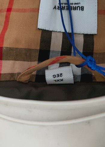 BURBBERY LOGO BASKILI KAPÜŞONLU CEKET - Görsel 10