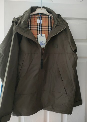 BURBBERY LOGO BASKILI KAPÜŞONLU CEKET - Görsel 7