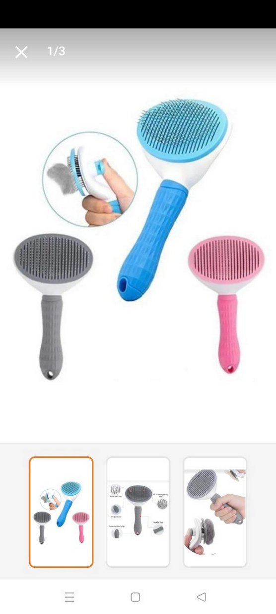 Pembe Kedi Tüy Tarağı - Görsel 3