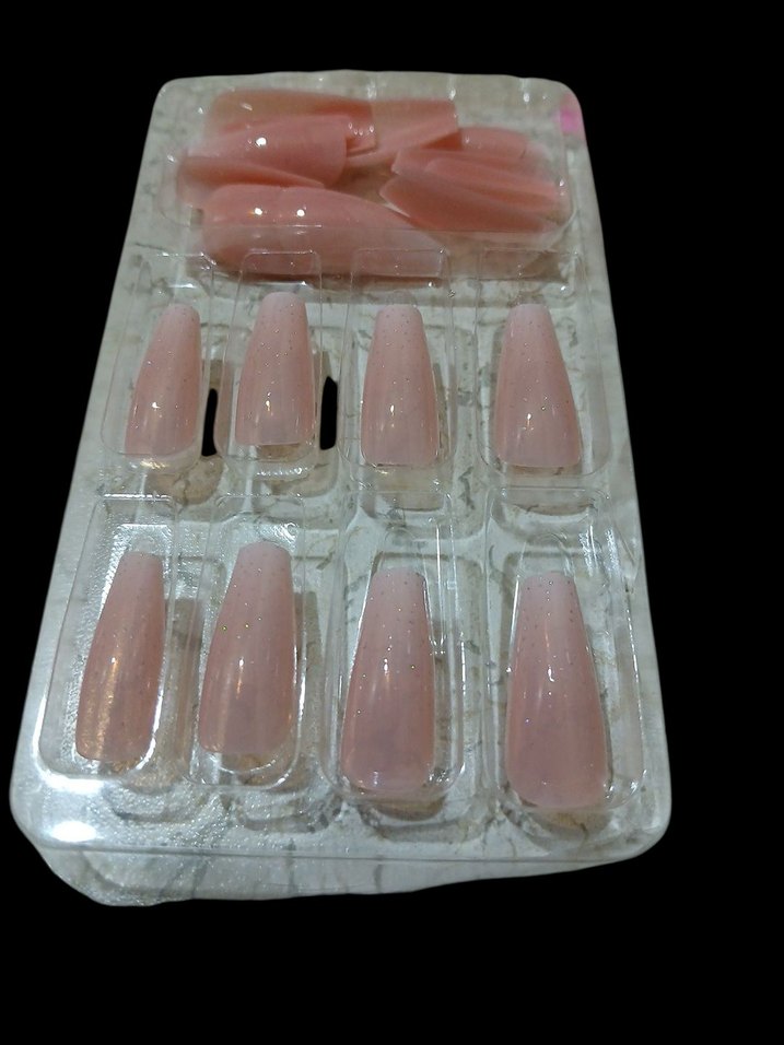 24'lü Doğal Bej Takma Tırnak Seti - Görsel 2