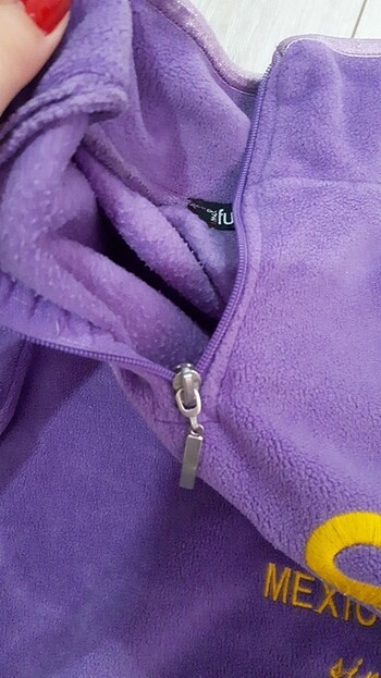 l Beden mor Renk Sweatshirt