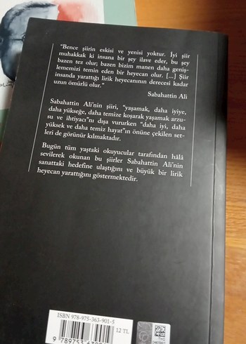 Sabahattin Ali Bütün Şiirleri - YKY 28. Baskı - Görsel 2
