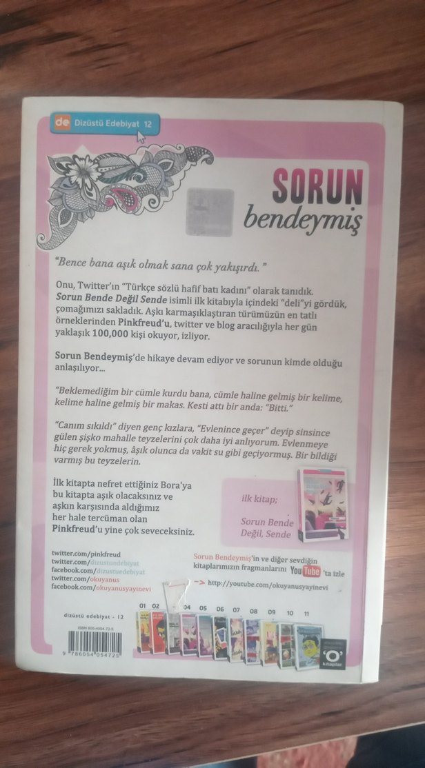 Sorun Bendeymiş - pinkfreud Roman - Görsel 3