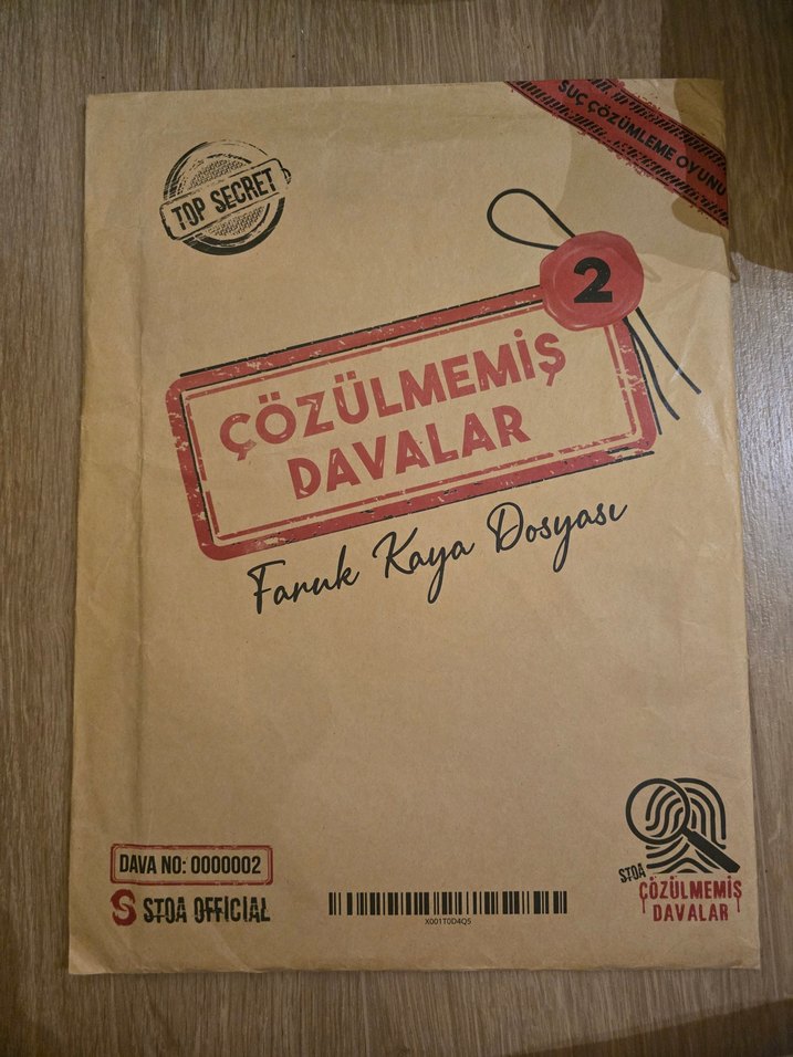 Çözülmemiş Davalar Faruk Kaya
Dosyası - Görsel 2
