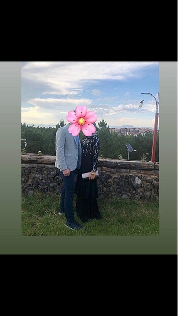 Tesettür siyah abiye