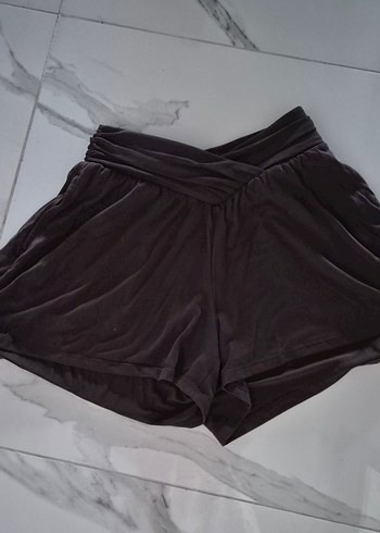 Siyah Salaş Mini Şort oysho vizon renk