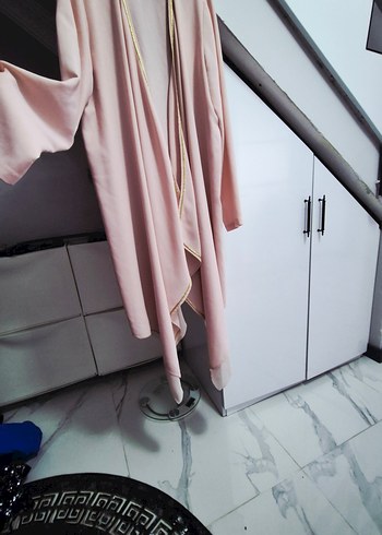 Uzun Pembe Kadın kap - Görsel 3