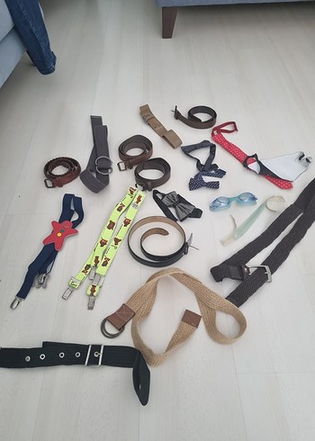 Çocuklar için Tokalı Çok Renkli Papyon - Görsel 9