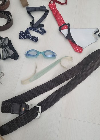 Çocuklar için Tokalı Çok Renkli Papyon - Görsel 6