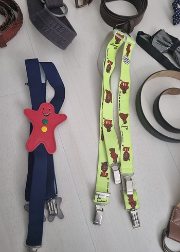 Çocuklar için Tokalı Çok Renkli Papyon - Görsel 10