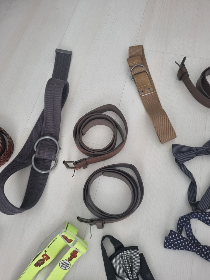 Çocuklar için Tokalı Çok Renkli Papyon - Görsel 2