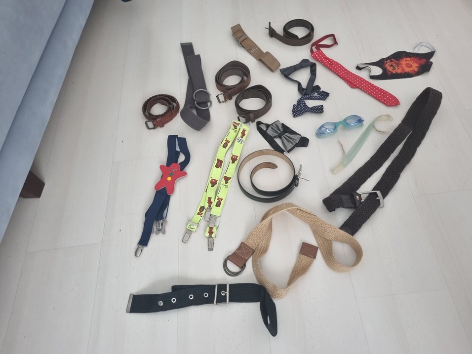 Çocuklar için Tokalı Çok Renkli Papyon - Görsel 4