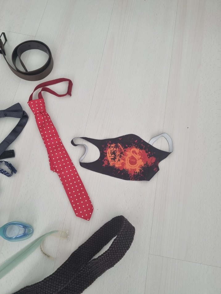 Çocuklar için Tokalı Çok Renkli Papyon - Görsel 5