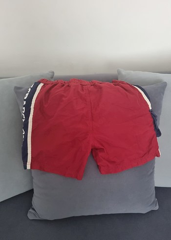 Erkek Çocuk Kırmızı Yüzme Şortu - Görsel 2