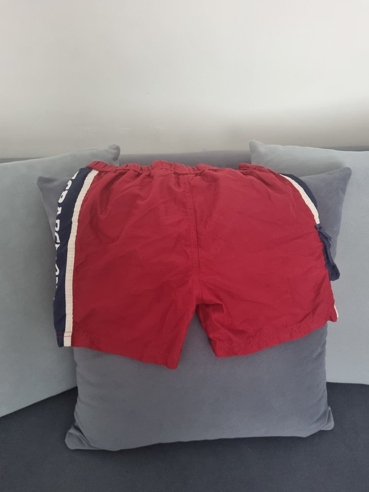 Erkek Çocuk Kırmızı Yüzme Şortu - Görsel 2