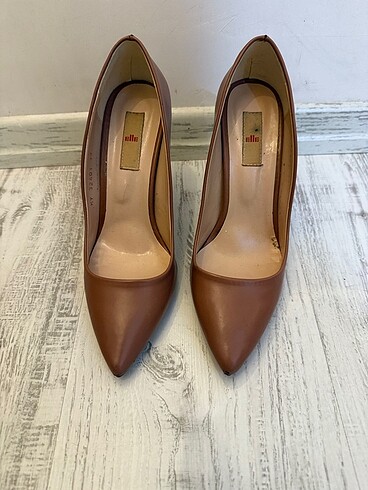 37 Beden kahverengi Renk Elle stiletto
