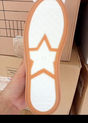 38 Beden Christian Dior Beyaz Platform Spor Ayakkabı