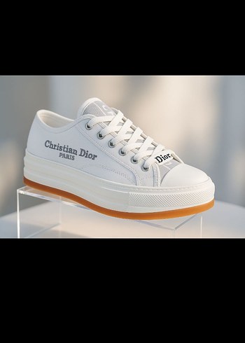 Christian Dior Beyaz Platform Spor Ayakkabı