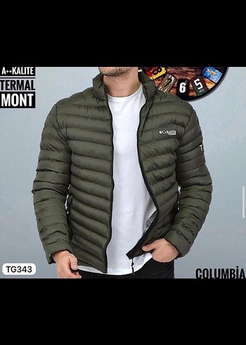 xxl Beden haki Renk colombia termal mont s m l xl xxl bedenler