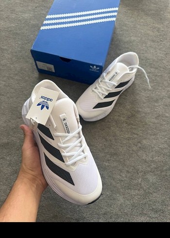 Beyaz Adidas Erkek Spor Ayakkabı Velcro