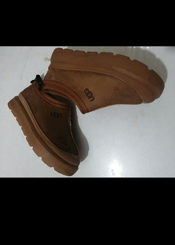 36 Beden Kahverengi UGG Kadın Dolgu Topuk Terlik