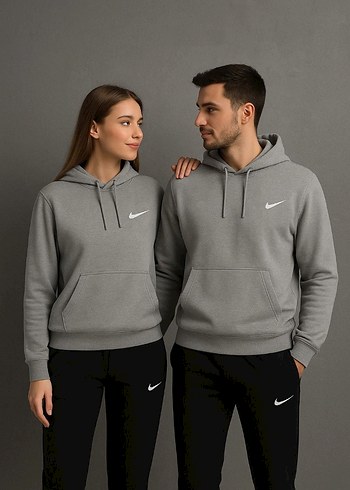 Nike Siyah Kadın Kapüşonlu Eşofman Takımı