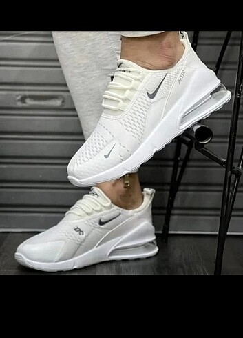 Nike airmax 270 triko spor ayakkabi Yedek bağcıklı Toztorbalı