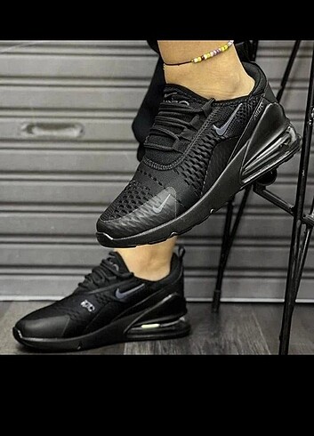 Nike Nike airmax 270 triko spor ayakkabi Yedek bağcıklı Toztorbalı