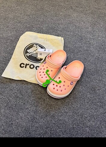 38 Beden ten rengi Renk PUDRA SOMON CROCBAND MODELİ #Crocs #crocsorjinal #terlik #mayo#y