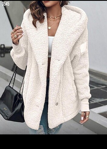 Ürün kodu: 3544 Welsoft kumaş salaş peluş mont Beden: S/M/L/XL K