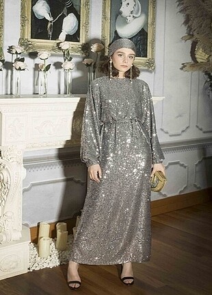 Suud collection payetli abiye